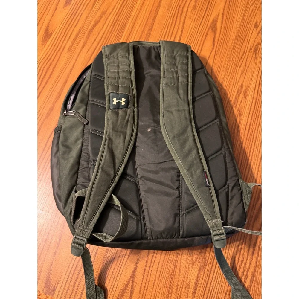 Under Armour Storm 1 Backpack Olive Green Black Water Resistant Sport Bag